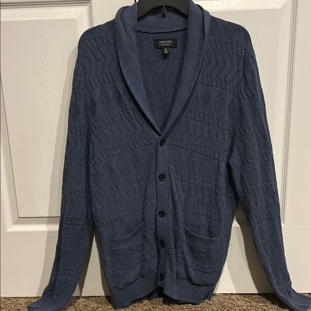 Men's Nordstrom Blue Sweater Cardigan